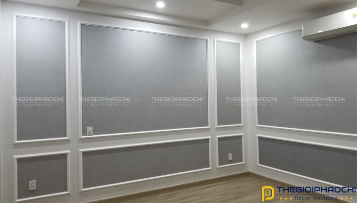 Trang Trí Phào Chỉ Tường Trơn Biệt Thự Phố Nhẹ Nhàng, Cuốn Hút